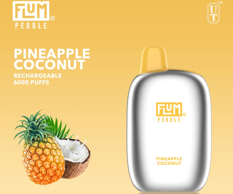FLUM PEBBLE 6000 Puffs Vape &ndash; Ananas Kokosnoot: De Tropische All-Day Vape van 2025