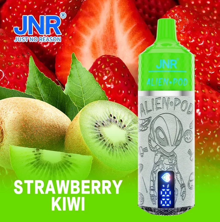 Ruimtevaart in je zak: de JNR Alien Pod 13000 Puffs Vape &ndash; aardbei kiwi